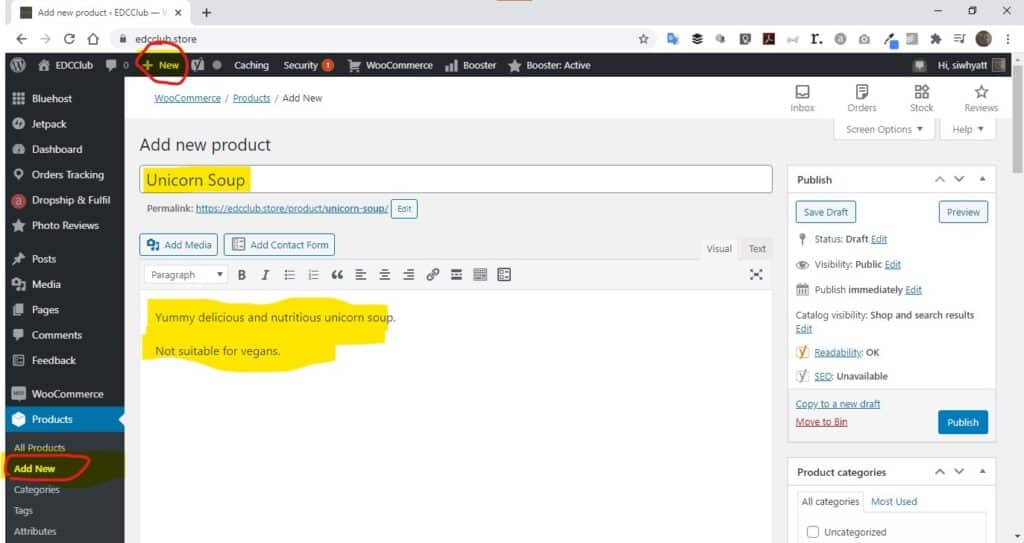 How to add products to your woocommerce store