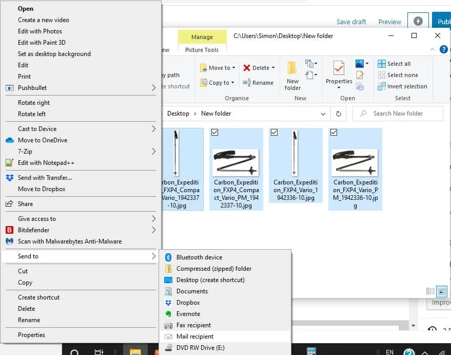Bulk Resize Photos in Windows 10